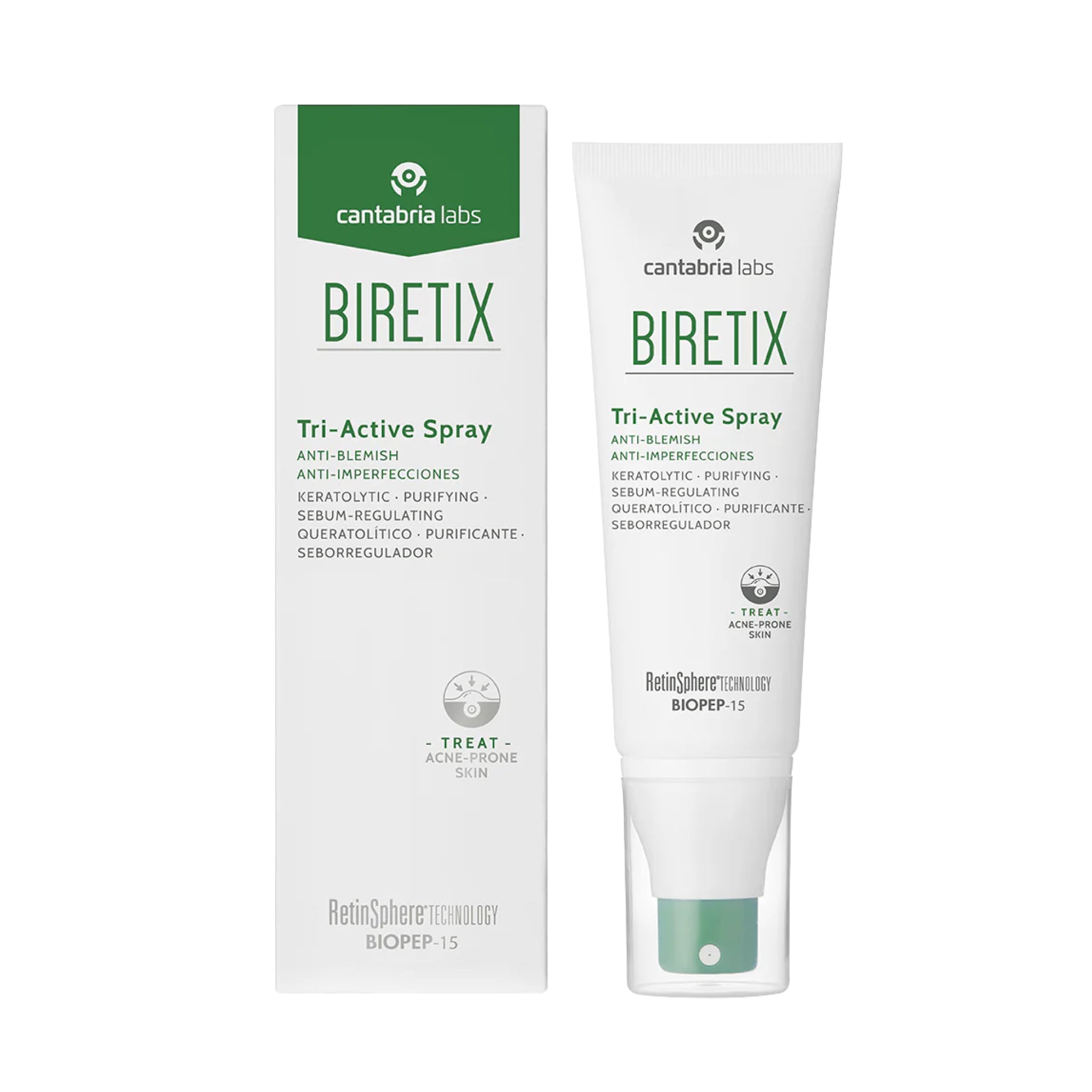 Biretix Tri-Active Spray | Back & Body Acne Care | Stella